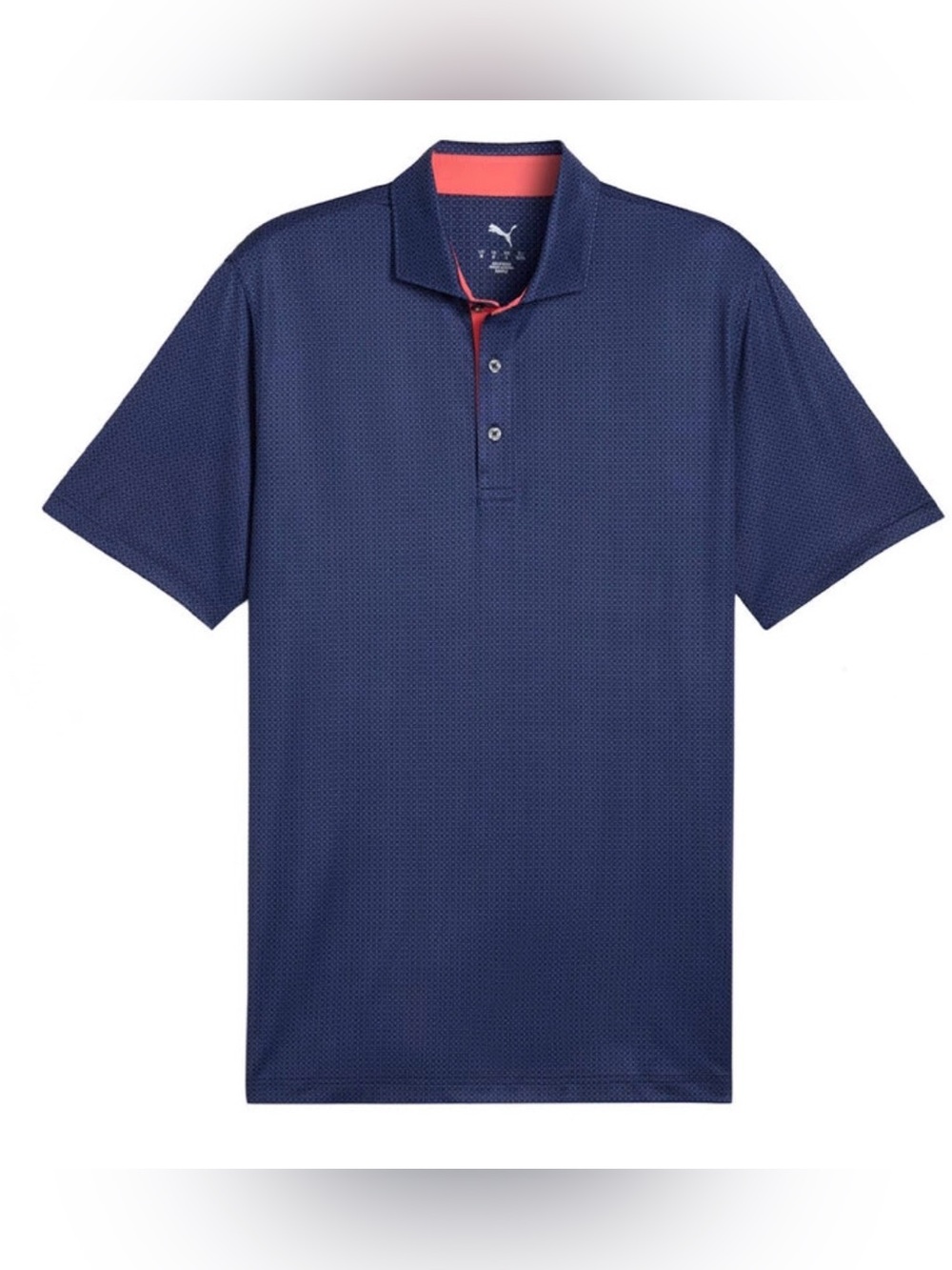 Puma lightweight quick drying blue short sleeve golf polo shirt size Large